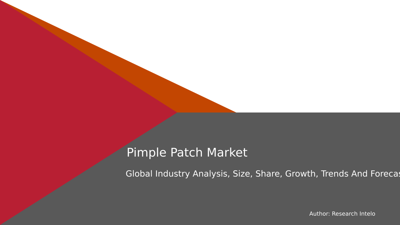 Pimple Patch Market Research Report 2033