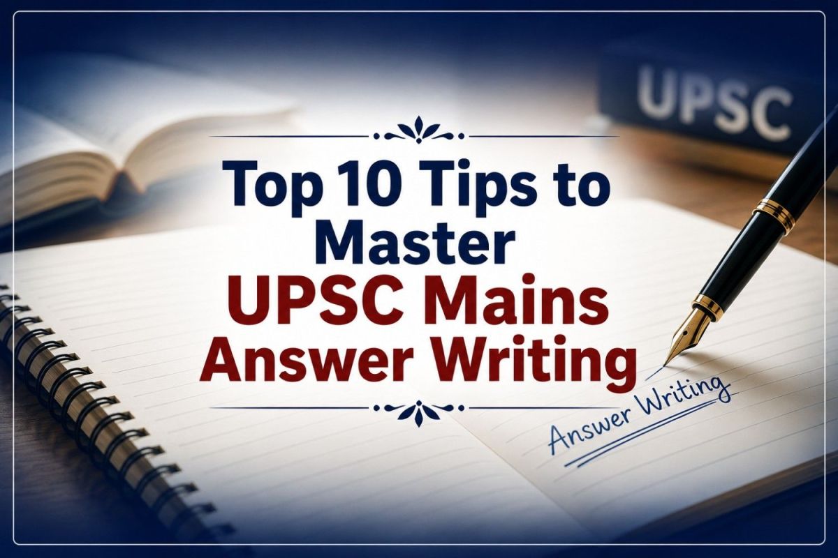 Top 10 Best Tips to Master UPSC Mains Answer Writing – Vajirao and Reddy IAS Institute